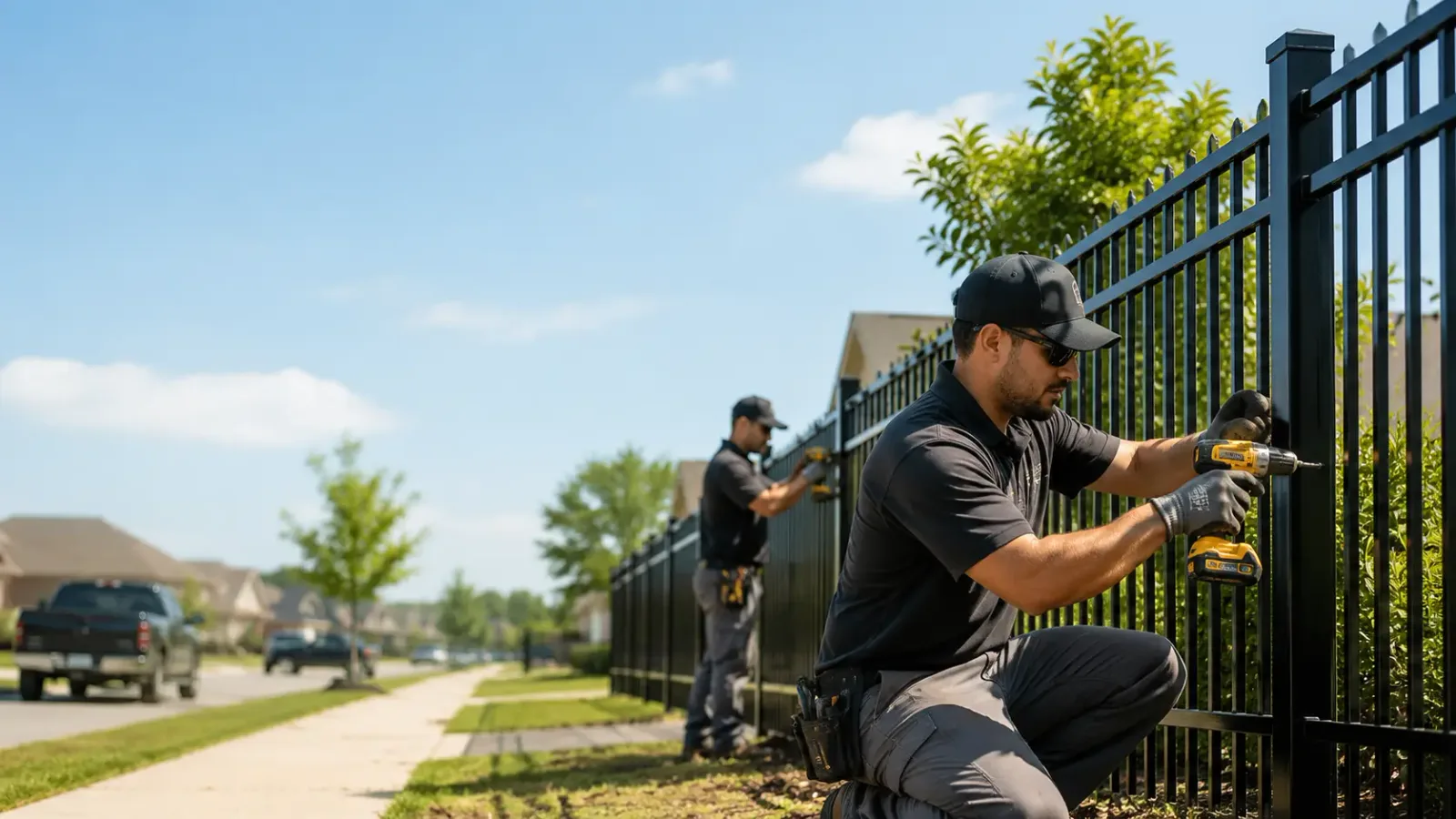 Metal Fence Installation in Springtown, TX